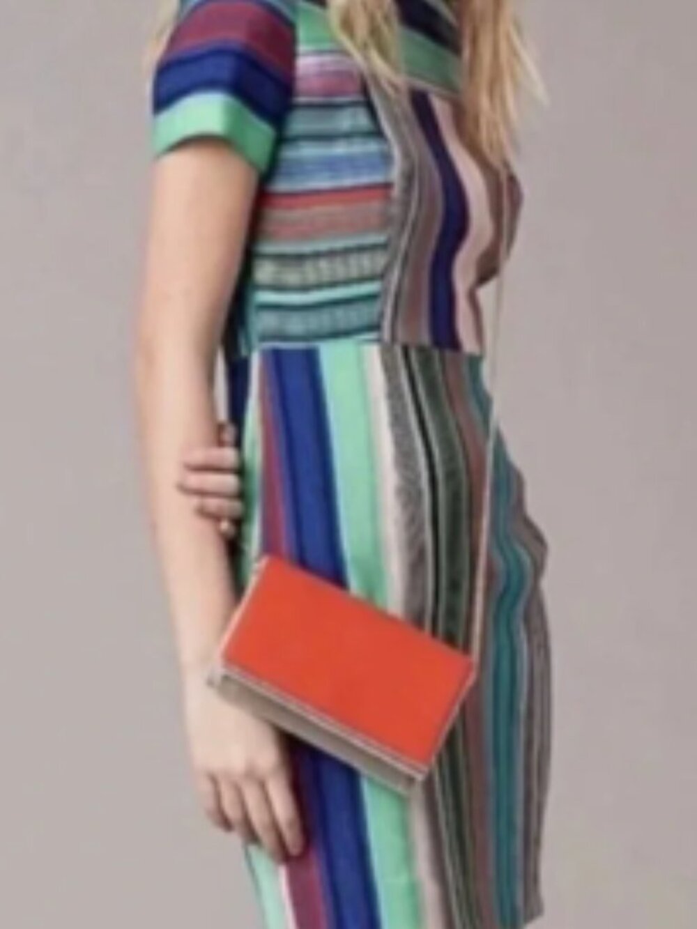 Diane Von Furstenberg DVF Burman Stripe Dress Size 4 EUC